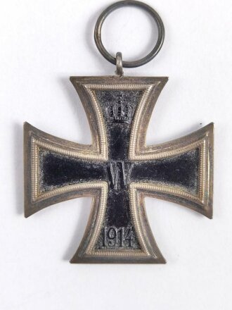 1. Weltkrieg, Eisernes Kreuz 2. Klasse 1914 mit Hersteller " KO " im Bandring, magnetisch