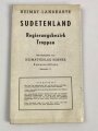 Heimat-Landkarte, Sudetenland, Regierungsbezirk Troppau, 1937, Maße: 55 x 84 cm