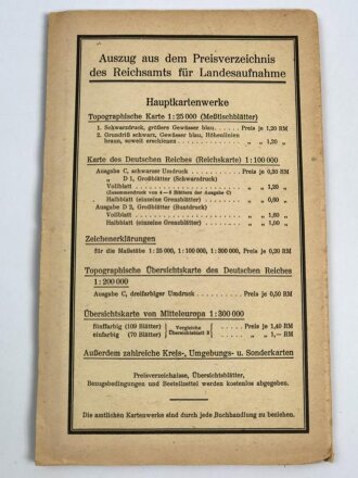 Reichskarte, Großblatt 116, Glatz - Münsterberg