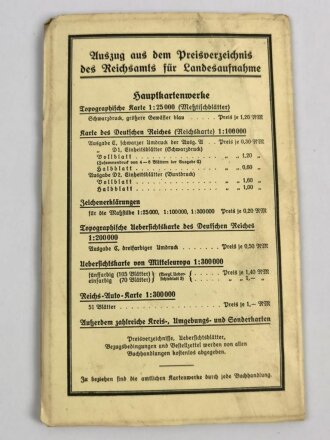 Reichskarte, Großblatt 4, Labiau - Kranz