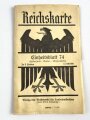 Reichskarte, Einheitsblatt 74, Halberstadt - Goslar - Wolfenbüttel