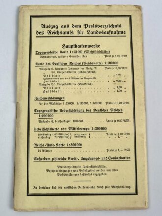 Reichskarte, Großblatt 158, Füssen - Murnau - Hinterstein - Mittenwald