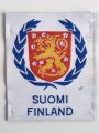 UNO Finnland, Ärmelabzeichen UN- Kontingent Finnland 7 x 8,5cm