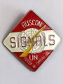 UNO Österreich, Metallabzeichen " AUSCON UN FORCES CYRUS"" Zypern- Einsatz FM- Gruppe " Gesamthöhe 55 mm