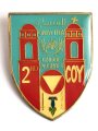 UNO Österreich, Metallabzeichen  QNAYTRA UNDOF AUSBATT 2nd Coy" " Israel / Syrien- Einsatz 2. Kompanie ( Enzian )  " Gesamthöhe 57 mm