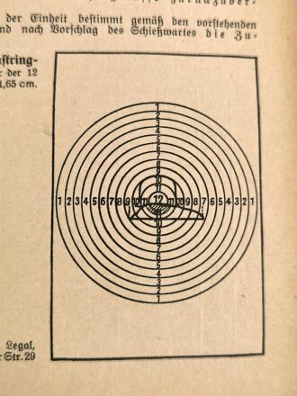 "Kleinkaliber-Dienst Sportmodell 1934", 72 Seiten, gebraucht