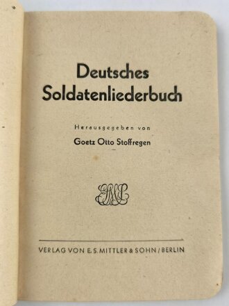 "Deutsches Soldatenliederbuch" 98 Seiten, gebraucht