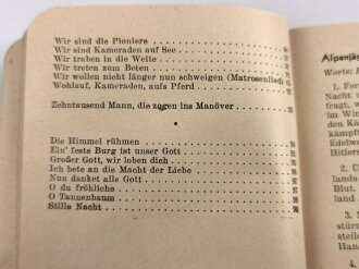 "Deutsches Soldatenliederbuch" 98 Seiten, gebraucht