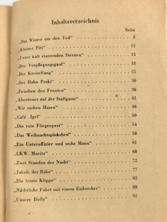 VB-Feldpost 2. Folge, "Im Angriff und im Biwak"- Soldaten erzählen Soldatengeschichten, 95 Seiten, 1943 datiert, stark gebraucht