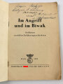 VB-Feldpost 2. Folge, "Im Angriff und im Biwak"- Soldaten erzählen Soldatengeschichten, 95 Seiten, 1943 datiert, stark gebraucht