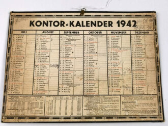 Kontor Kalender 1942, DIN A4