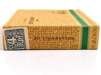 Pack "Echt Orient No.5" Zigaretten, ungeöffnet, Steuerbanderole mit Hakenkreuz