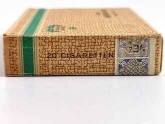 Pack "Echt Orient No.5" Zigaretten, ungeöffnet, Steuerbanderole mit Hakenkreuz