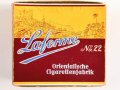 Pack " Laferme No.22" Zigaretten, ungeöffnet, Steuerbanderole mit Hakenkreuz