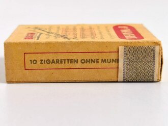 Pack " 1e Wahl No.18 " Zigaretten, ungeöffnet, Steuerbanderole mit Hakenkreuz