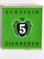 Pack "Eckstein No 5 " Zigaretten, ungeöffnet, Steuerbanderole mit Hakenkreuz