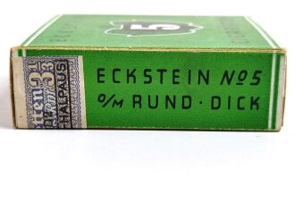 Pack "Eckstein No 5 " Zigaretten, ungeöffnet, Steuerbanderole mit Hakenkreuz