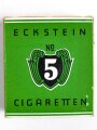 Pack "Eckstein No 5 " Zigaretten, ungeöffnet, Steuerbanderole mit Hakenkreuz