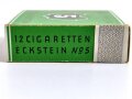 Pack "Eckstein No 5 " Zigaretten, ungeöffnet, Steuerbanderole mit Hakenkreuz