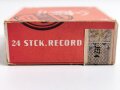 Pack " Sulima Record " Zigaretten, ungeöffnet,  Steuerbanderole mit Hakenkreuz