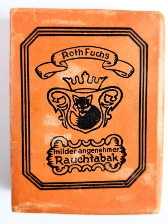 Pack "Roth Fuchs " Tabak, ungeöffnet, Steuerbanderole mit Hakenkreuz