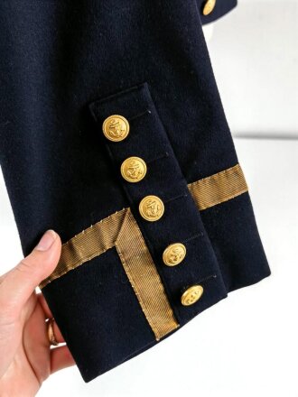 Kriegsmarine, dunkelblaue Paradejacke für einen Obergefreiten . Eigentumstück in gutem Zustand