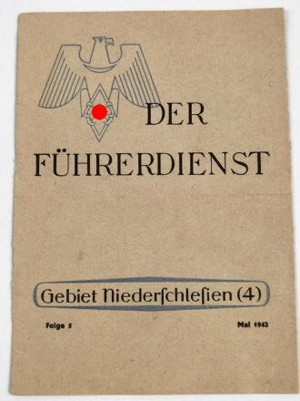 "Der Führerdienst" Gebiet Niederschlesien,...