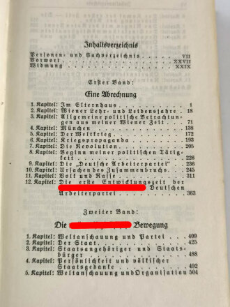 Adolf Hitler " Mein Kampf"  Kriegsausgabe von 1940