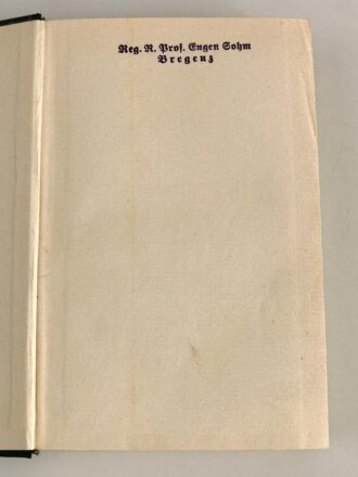 Adolf Hitler " Mein Kampf" Blaue Leinenausgabe von 1938 in gutem Zustand