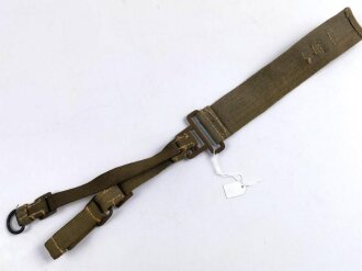 Einzelner Trageriemen zum Traggestell für 5cm Grantwerfer der Wehrmacht