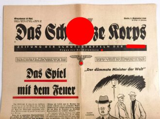 "Das Schwarze Korps" Zeitung der Schutzstaffeln...