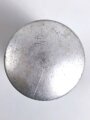 Rasierseifenbehälter Aluminium, ungebraucht aus altem Bestand, Höhe 8cm