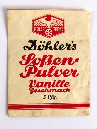 Leere Packung " Döhlers Soßen Pulver...