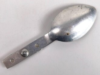 Gabel/ Löffel Komination Wehrmacht aus Aluminium, datiert 1937