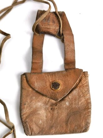 Tasche für eine Erkennungsmarke der Wehrmacht, gebraucht