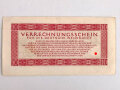 Verrechnungsschein für die deutsche Wehrmacht, 10 Reichsmark, datiert 1944