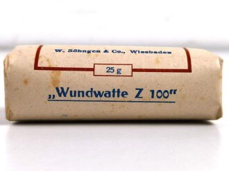 Pack " Verbandwatte" 25g, "Wundwatte Z" Breite 10cm