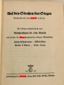 Otto Dietrich "Auf den Strassen des Sieges" 1939, 207 Seiten, DIN A5, gebraucht