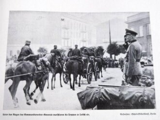 "Mit dem XIII. Armeekorps in Polen" ein Erinnerungsbuch, datiert 1940, gebraucht, über DIN A4