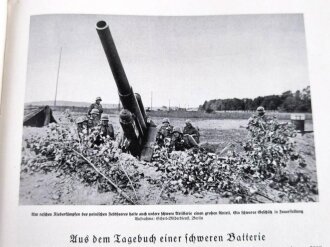 "Mit dem XIII. Armeekorps in Polen" ein Erinnerungsbuch, datiert 1940, gebraucht, über DIN A4