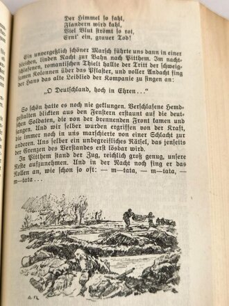 Zöberlein "Der Glaube an Deutschland" datiert 1940, 890 Seiten, DIN A5 mit Widmung, gebraucht