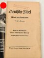 "Deutsche Fibel - Worte an Kameraden" datiert 1940, 93 Seiten, DIN A5, gebraucht