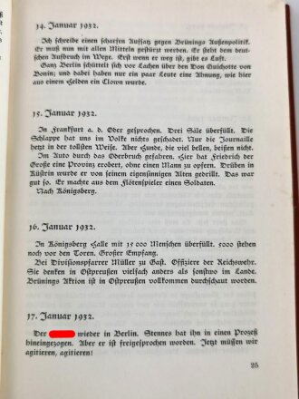 Dr.Joseph Göbbels " Vom Kaiserhof zur Reichskanzlei" gebraucht