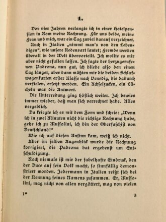 "Der Schmied Roms "von Rumpelstilzchen datiert 1929, 110 Seiten, DIN A5, gebraucht