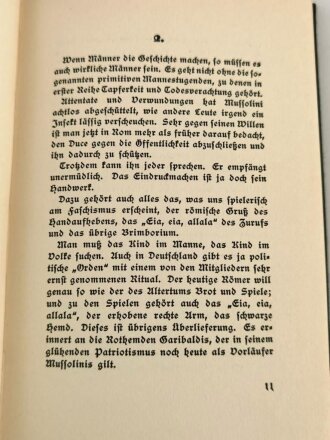 "Der Schmied Roms "von Rumpelstilzchen datiert 1929, 110 Seiten, DIN A5, gebraucht