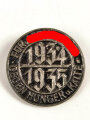 Blechabzeichen, Für Adolf Hitler, gegen Hunger und Kälte 1934/1935