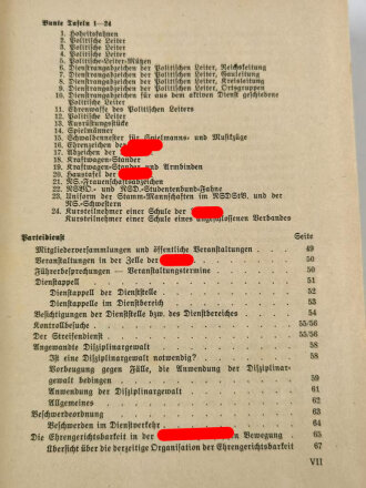 Organisationsbuch der NSDAP, 5.Auflage 1938, 592 Seiten,  gebraucht