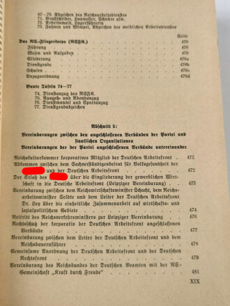 Organisationsbuch der NSDAP, 5.Auflage 1938, 592 Seiten,  gebraucht