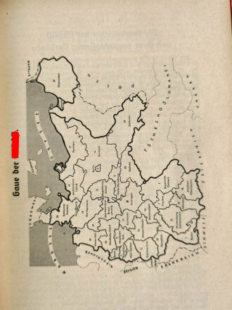 Organisationsbuch der NSDAP, 3.Auflage 1937, 556 Seiten,  gebraucht