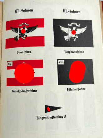 Organisationsbuch der NSDAP, 3.Auflage 1937, 556 Seiten,  gebraucht